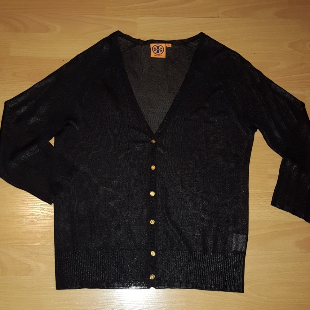 Tory Burch cardigan.